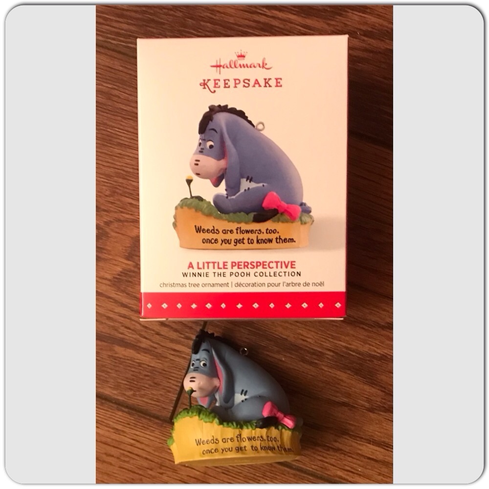 Hallmark Keepsake A Little Perspective Eeyore Winnie the Pooh Collection 2015
